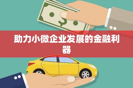 广水助力小微企业发展的金融利器