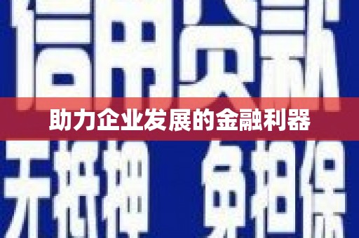 广水助力企业发展的金融利器