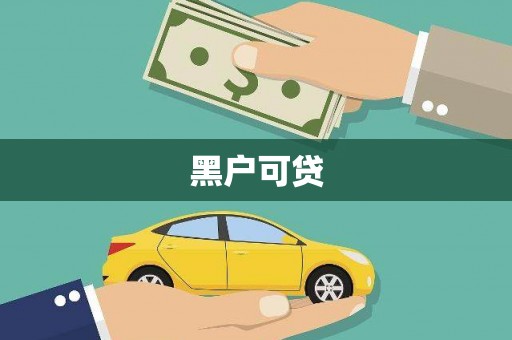 广水黑户可贷