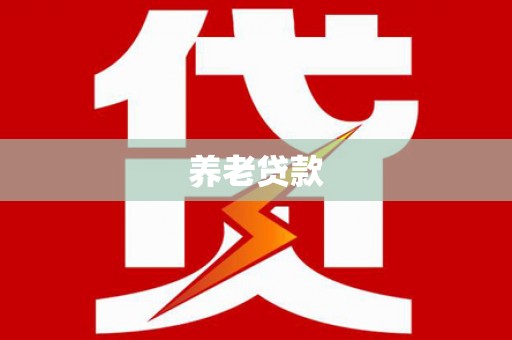广水养老贷款