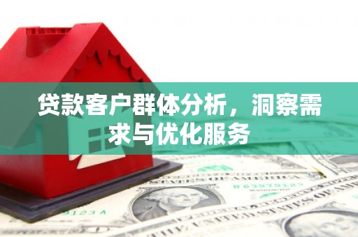 广水贷款客户群体分析，洞察需求与优化服务
